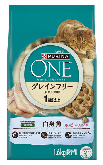 ピュリナ ワン 1歳から全ての年齢に グレインフリー（穀物不使用） 白身魚
